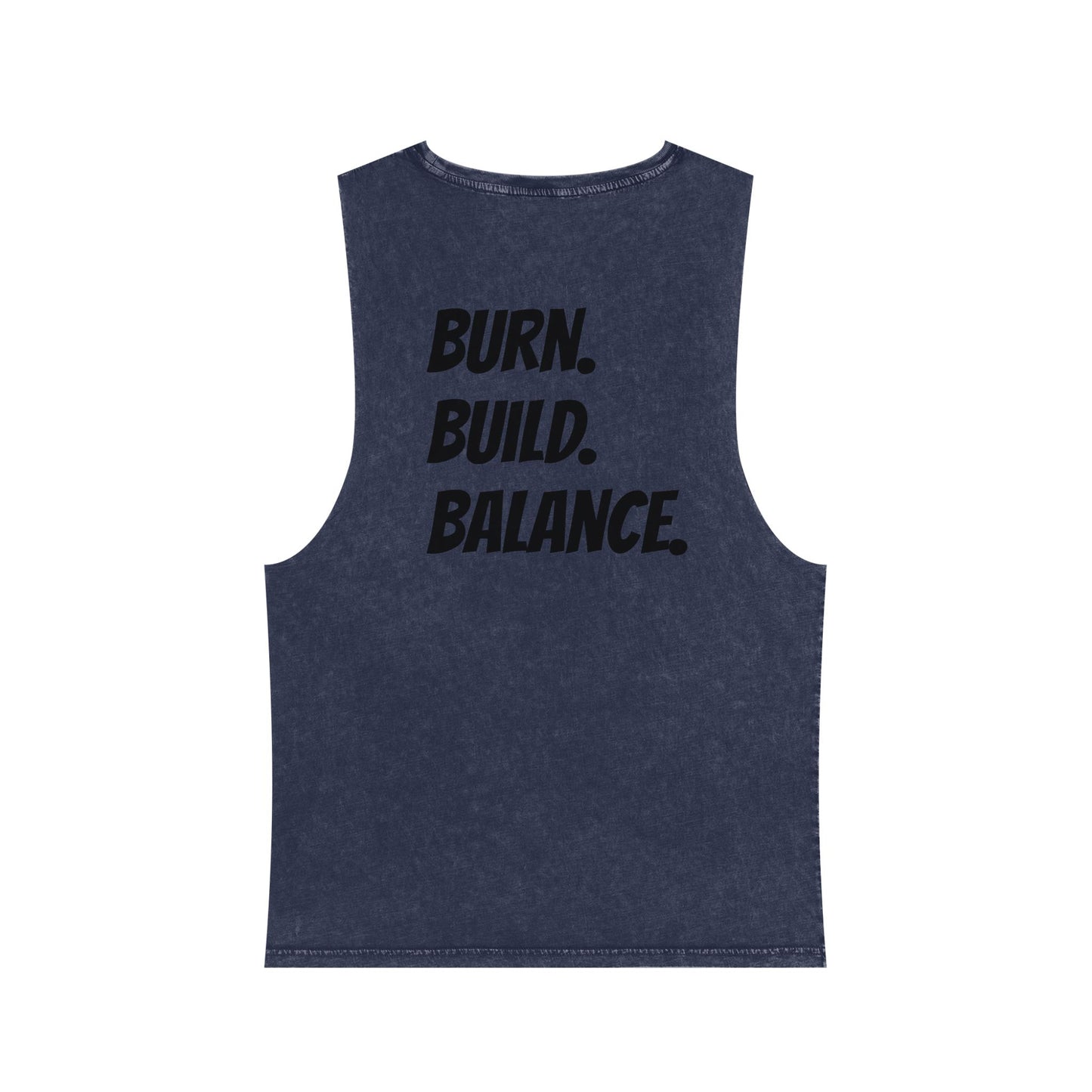 B3 Stonewash Tank Top- Dark Blue