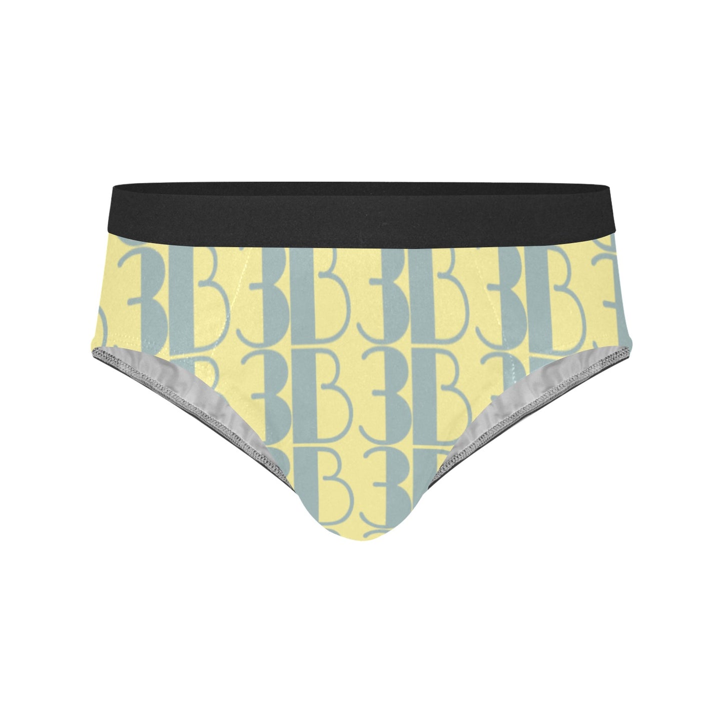 B3 Briefs- yellow pattern