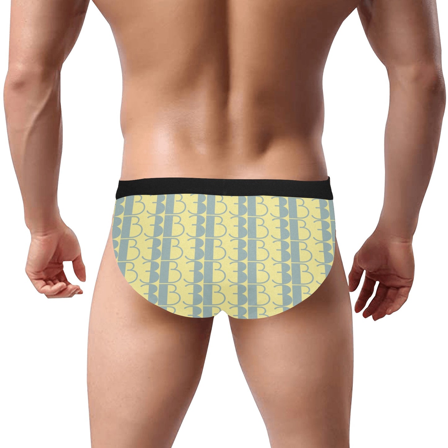 B3 Briefs- yellow pattern