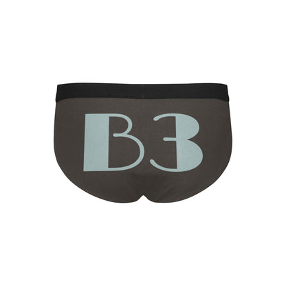 B3 Briefs- solid black