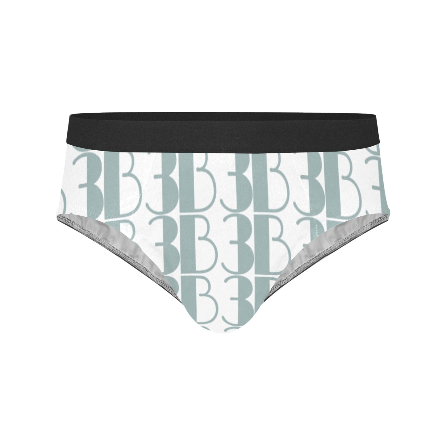 B3 Briefs- white pattern