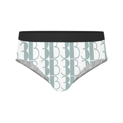 B3 Briefs- white pattern