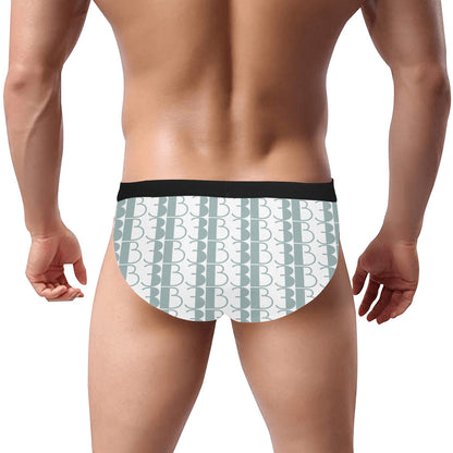 B3 Briefs- white pattern