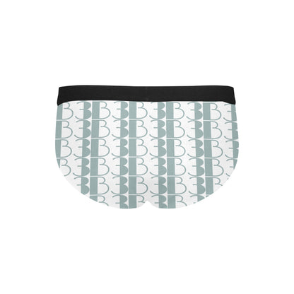 B3 Briefs- white pattern