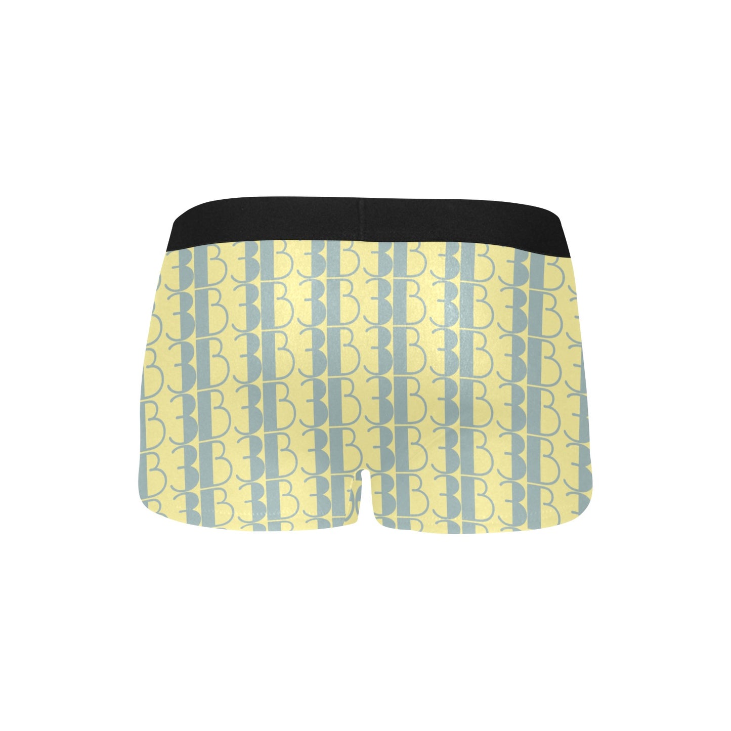 B3 Boxer Briefs- yellow pattern